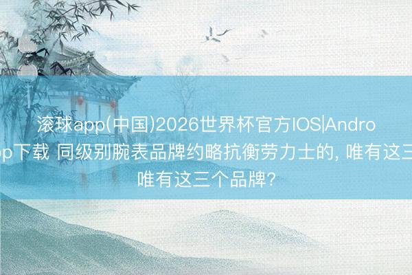 滚球app(中国)2026世界杯官方IOS|Android手机app下载 同级别腕表品牌约略抗衡劳力士的， 唯有这三个品牌?