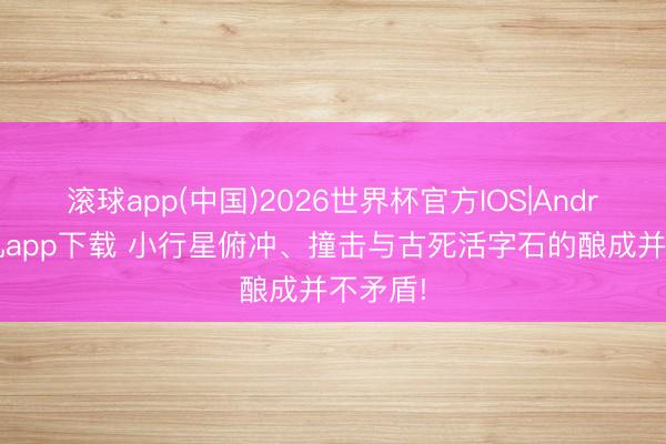 滚球app(中国)2026世界杯官方IOS|Android手机app下载 小行星俯冲、撞击与古死活字石的酿成并不矛盾!