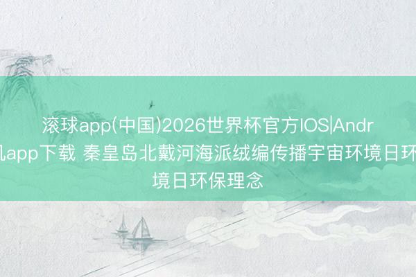 滚球app(中国)2026世界杯官方IOS|Android手机app下载 秦皇岛北戴河海派绒编传播宇宙环境日环保理念
