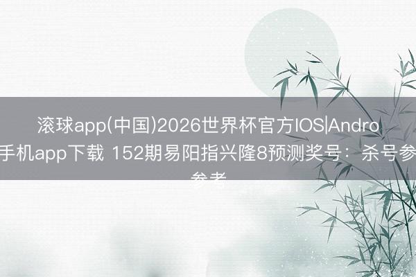 滚球app(中国)2026世界杯官方IOS|Android手机app下载 152期易阳指兴隆8预测奖号：杀号参考